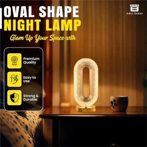 Crystal luxury Rechargeable Runway Table Lamp.